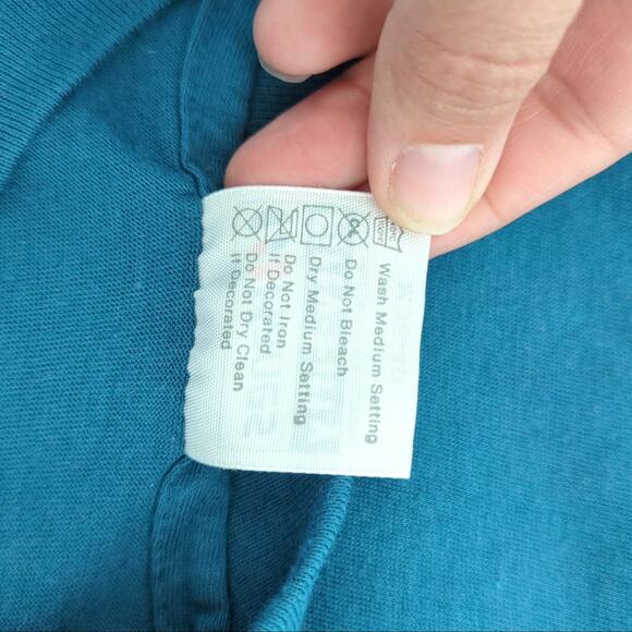 Vintage Hanes 80s Tee Combed Cotton USA Denver Marathon Cup 1984 T-Shirt Medium - Picture 4 of 11